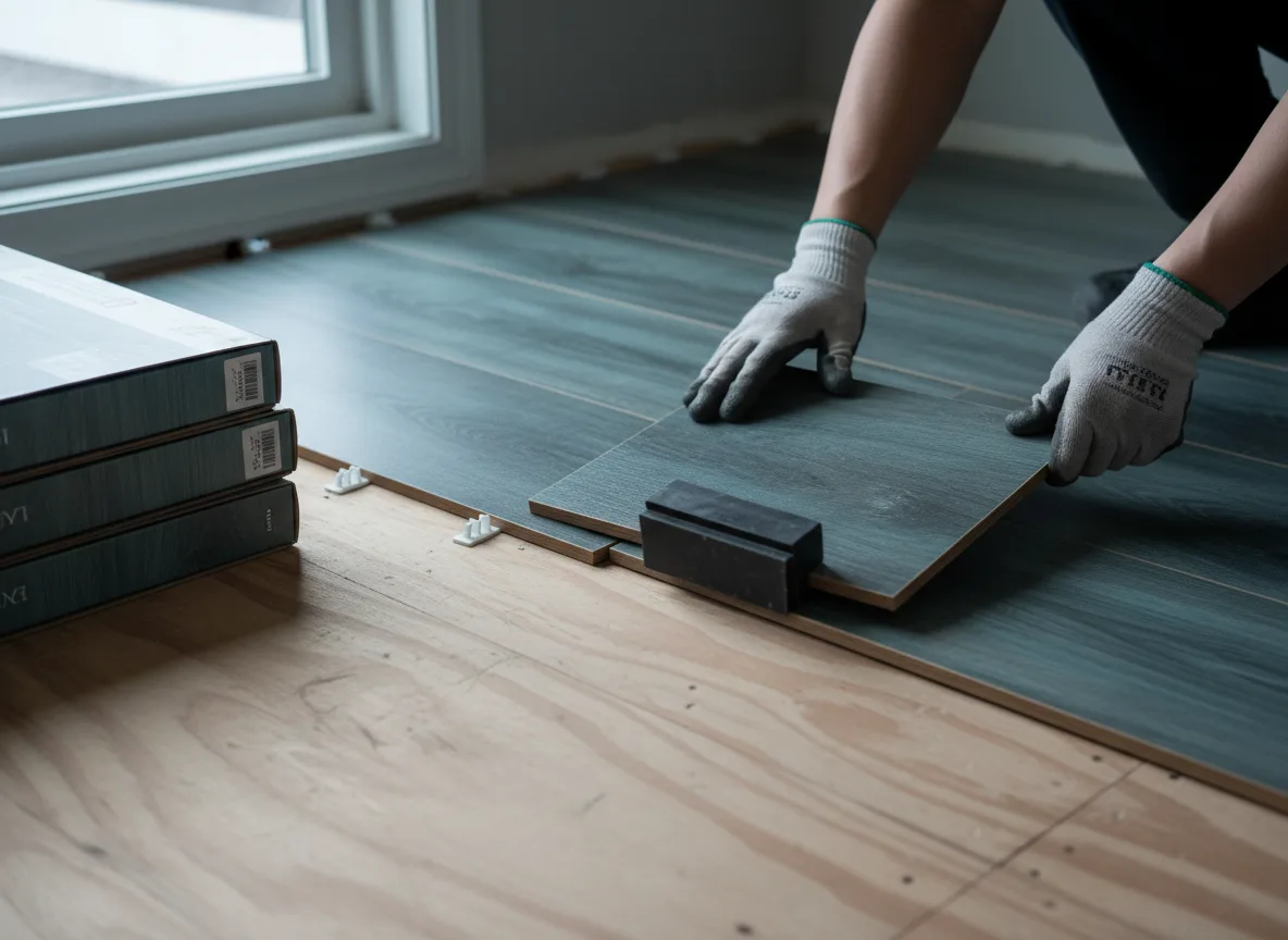 Luxury Vinyl Plank Installation company in Rufe, OK